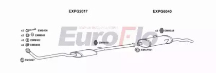 Система выпуска ОГ EuroFlo PG30916 1001